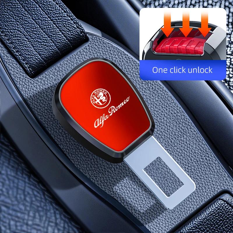Autoaufkleber Für Alfa Romeo 1 Stück Auto-Verlängerungssicherheitsgurtschloss-Halter Gabelkopf-Einstellung Für Alfa Romeo Giulietta GT 159 147 156