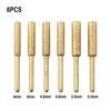 Chainsaw Grinding Stones 6 Pack Coated Cylindrical Burr for Electric Saws