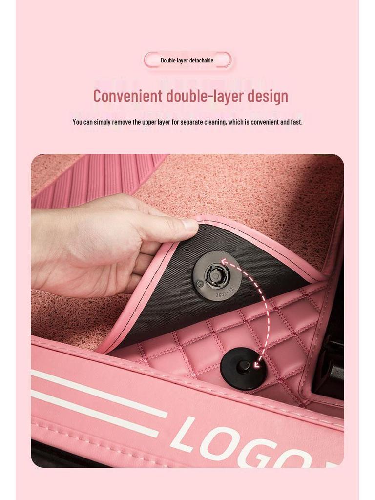 22-25 BYD Dolphin Car Floor Mats: Special Coil Design for Women