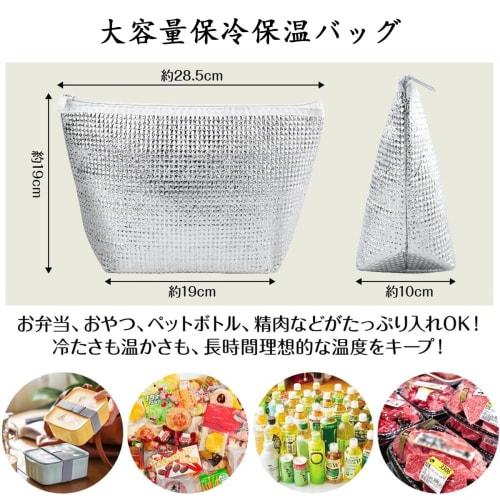 Mini Insulated Lunch Bag, Compact, High-Ice Retention, with Ice Pack Pocket, Foldable (1 Bag)