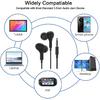 Noise Isolating Wired Earbuds Headphones Earphones w/Microphone Compatible with Samsung Galaxy S10 S9 Plus S10e A10e A15 A14 A12 A13 A03S A04e A25