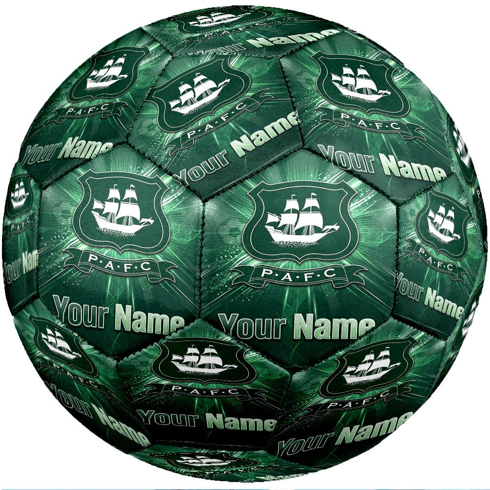 Plymouth Argyle FC Fashion Size 5 Football Wearproof Non‑Slip Soccer Ball For Sports Training Entertainment Use