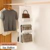Double-Sided Transparent Hanging Organizer with Dustproof Pockets