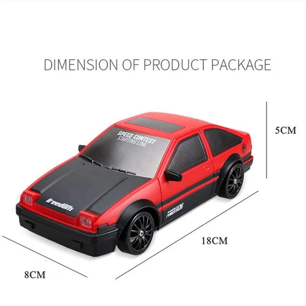 2.4G Drift Rc Car 4WD High Speed RC Drift Car Toy Remote Control GTR Model AE86 Vehicle Toys for Children Gifts