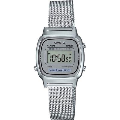 CASIO Standard Women's Quartz Digital Metal Mesh Silver Gray LA670WEM-7