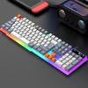 Corded Gaming Keyboard and Mouse Combo LED Backlit Mechanical Keyboard 1600DPI Mouse Keyboard PC Gamer Accessories