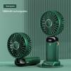 2026 New 1800mAh Portable Fan Rechargeable 90° Foldable Fan Mini Air Conditioner Small Fan Air Cooler with LED Digital Display