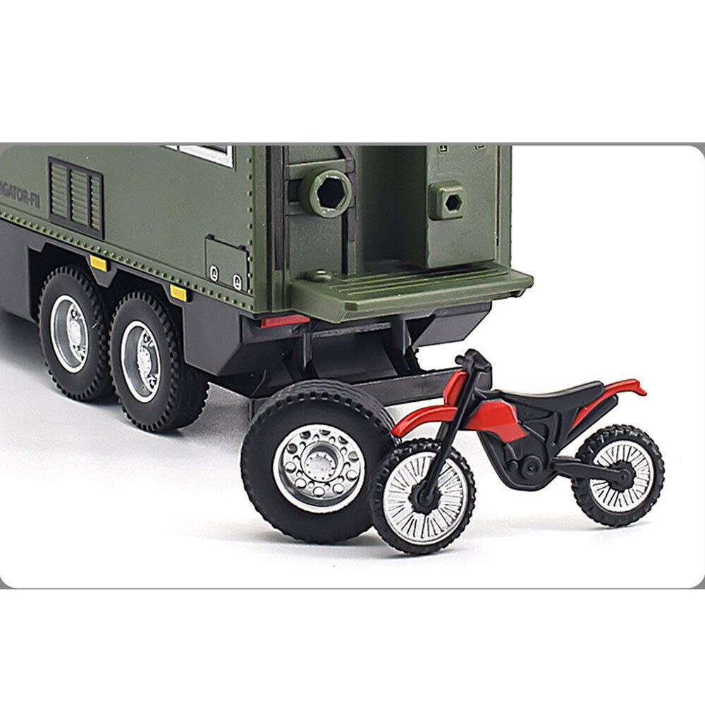 1/24 NOMADISM NAVIGATOR Benz 8X8 Alloy Die Cast Toy Car Model Sound and Light Children's Toy Collectibles Birthday Gift