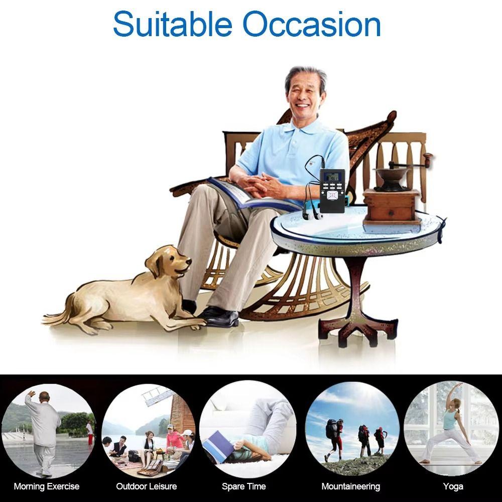 Audio AF Digital FM Radio FM (Frequency Modulation) Music Player Mini Speaker  Portable Use