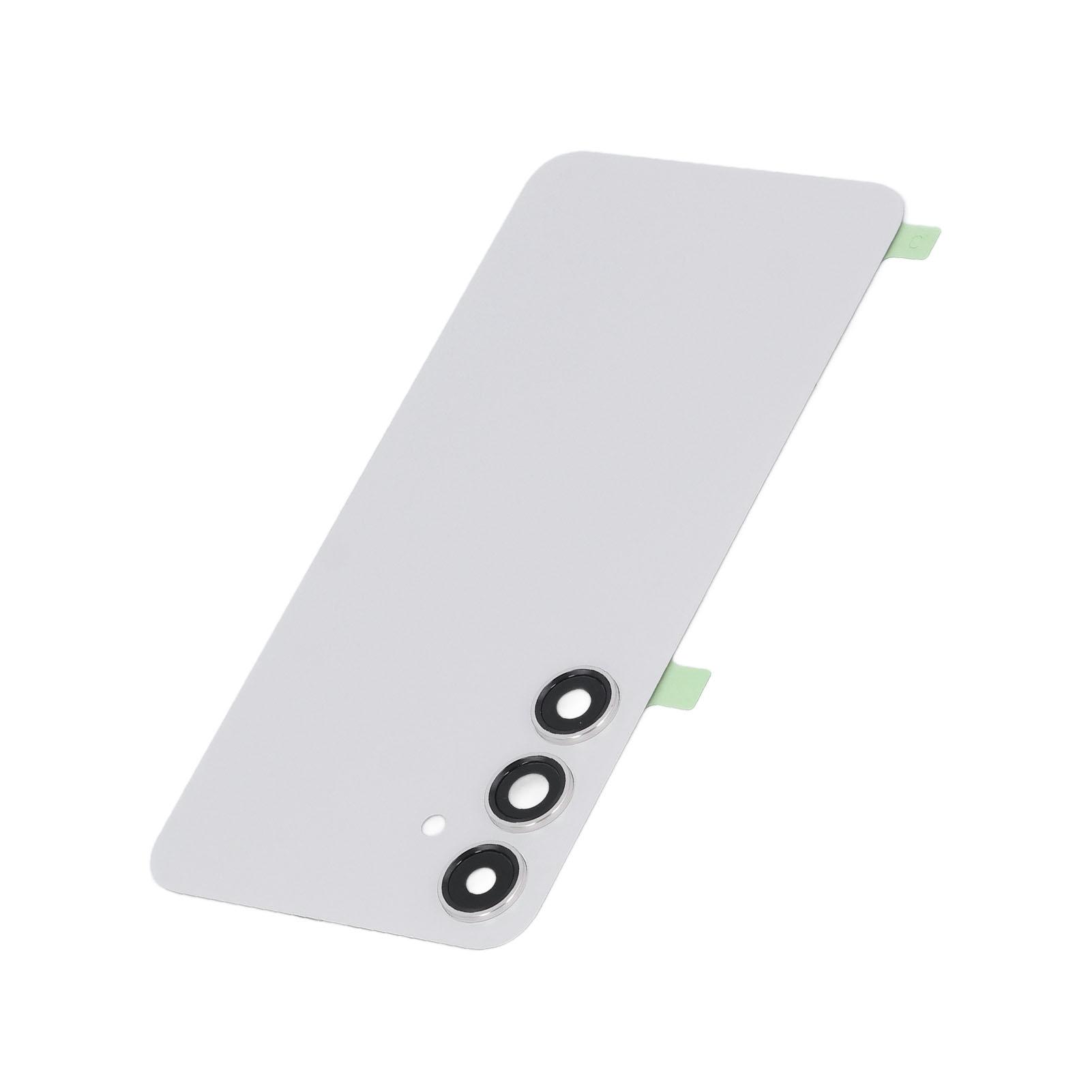 

Back Cover Glass Replacement Phone Rear Glass Door with Pre Installed Camera Lens Tape Tools for 4 Plus