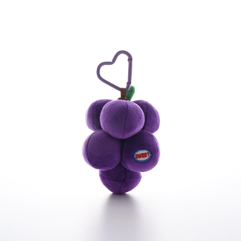 Persimmon Orange Bag Pendant Strawberry Plush Cherry Key Ring Fashion Fruit Key Chain Children