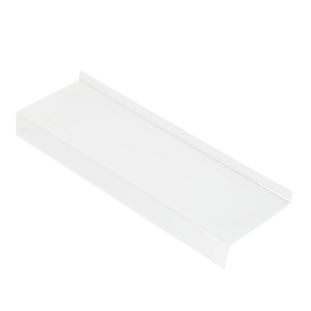 Acrylic Tilted Computer Keyboard Holder Low Front Lip Polished Finish Keyboard Riser Keyboard Holder for