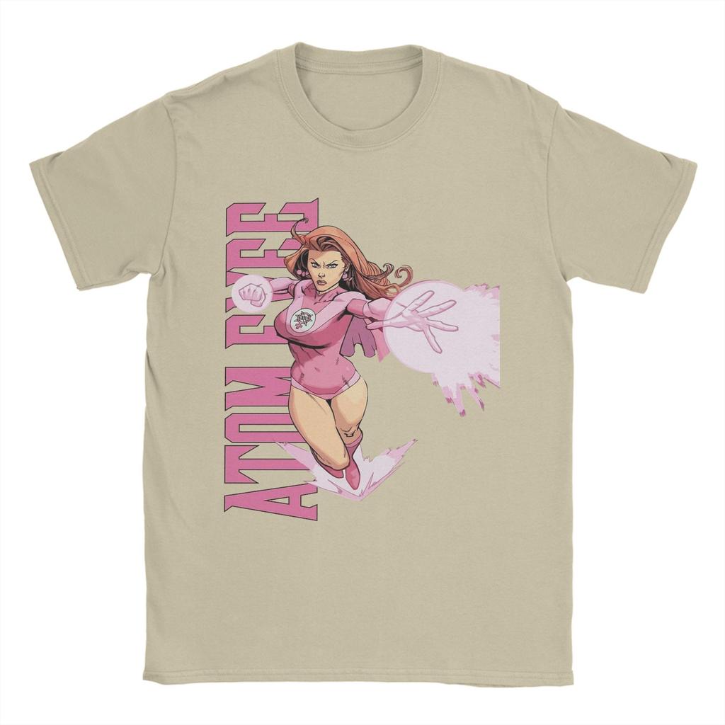 Humor Atom Eve Invincible Character T-Shirts for Men Round Collar Cotton T Shirts Thragg Short Sleeve Tee Shirt Plus Size Tops