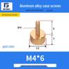 Knurled Aluminum Alloy Hand-Tightening Knob - M3M4M5M6M8 Sizes.