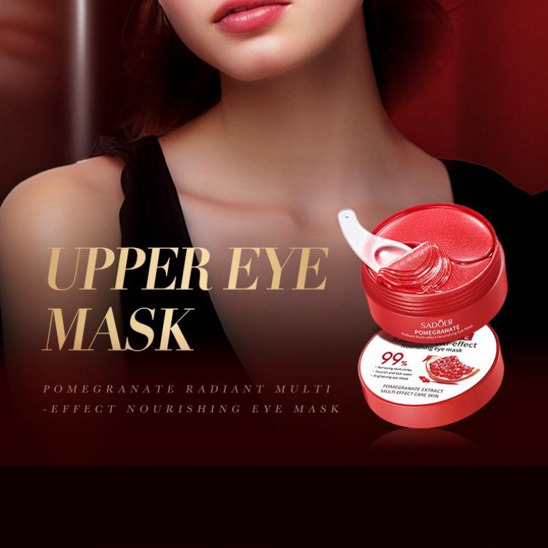 Red Pomegranate Eye Mask SADOER Moisturizes the eye area to improve dark circles and eye lines
