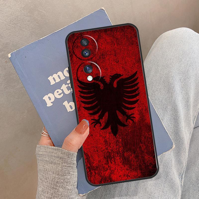 

Чехол с флагом Албании для Honor Magic 8 7 6 5 Pro Чехол для Honor 400 200 X9c X9b X9a X8a X8b 50 70 90 Lite Honor Magic6 Lite
