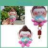 Cartoon Lotus Buddha Plush Keychain Pendant Car Bag Decoration Collection Gift