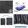 Lawn Mower Cover Waterproof Snowblower Cover Shade UV Protection Tractor Covers For Yard Garden Furniture Motorcycle Quad Bikes
