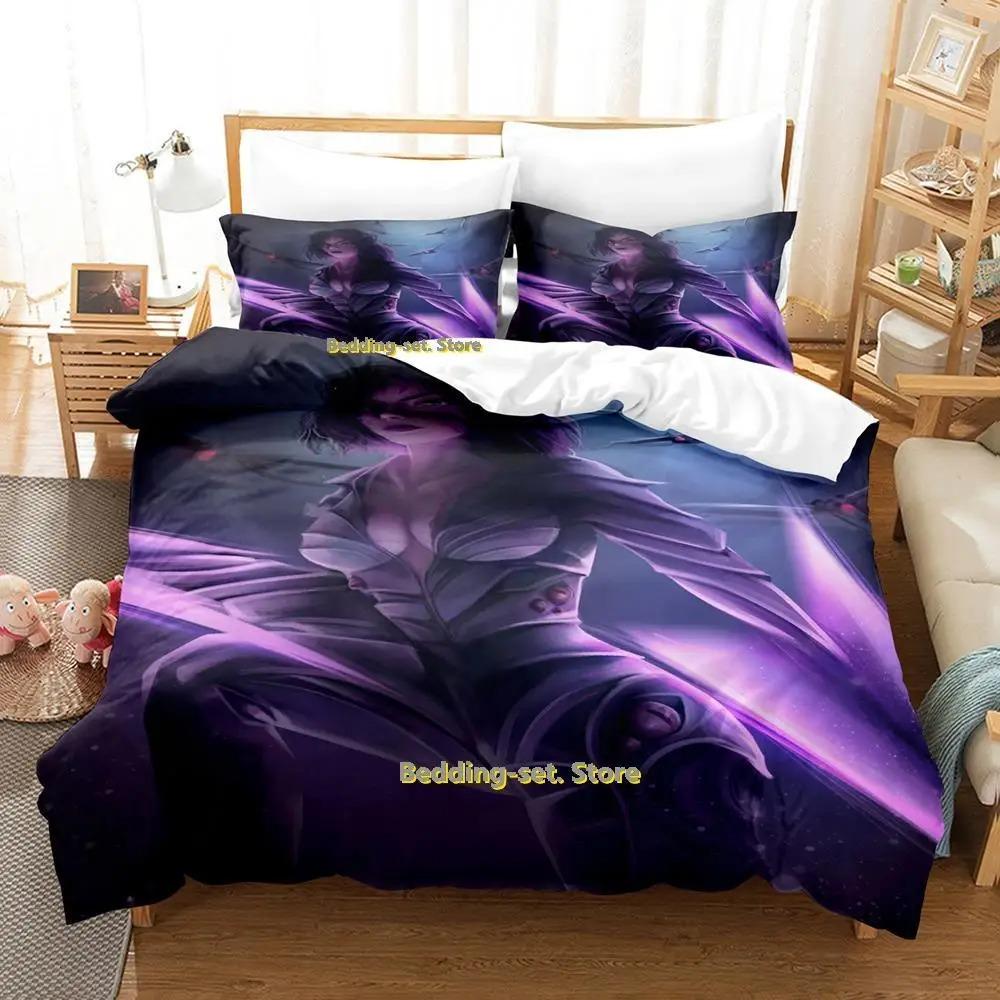 Cool Kai Sa Bettwäsche-Set Einzelbett Twin Full Queen King Size Bettset Erwachsene Kind Schlafzimmer Bettbezug-Sets Anime Bettwäsche