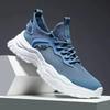 Fashion Mesh Upper Blue Low-Top Men's Casual Sneakers Original Fashion Summer Sale Wide Breathable Without Leather Gym Male Sports Shoes