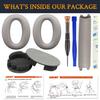 SOULWIT Ear Pad Headband Set for Sony Headset Replacement Kit Headphone Replacement Ear DIY Head Strap Repair Parts Gold + WH-1000XM2 (WH1000XM2) &