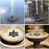 Energy Saving Solar Powered Pump Floating Solar Water Fountain Aquarium Bird Bath Fountain  Pond