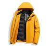 Men's 3-in-1 Detachable Outdoor Jacket: Windproof, Waterproof, Warm