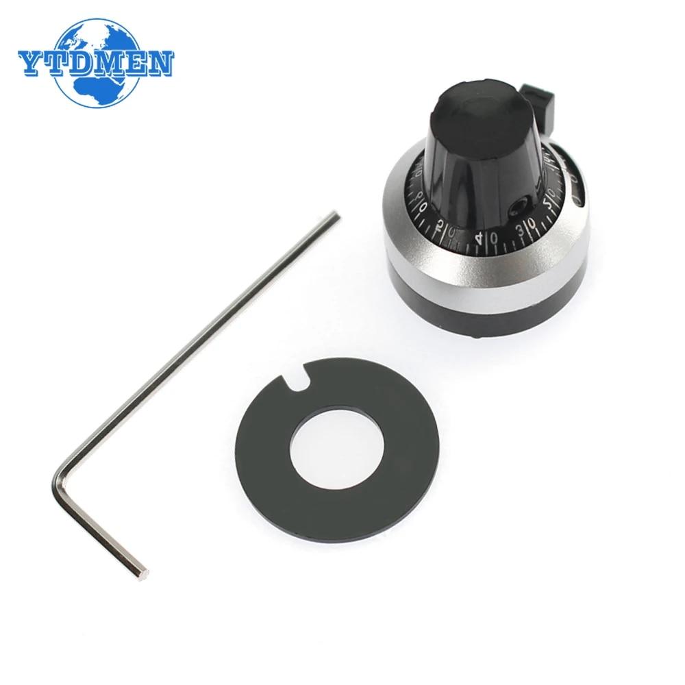 1 Set- Multi Turn Potentiometer Dial Digital Knob Cap 6.35/4mm for 3590S WXD3  Potentiometer