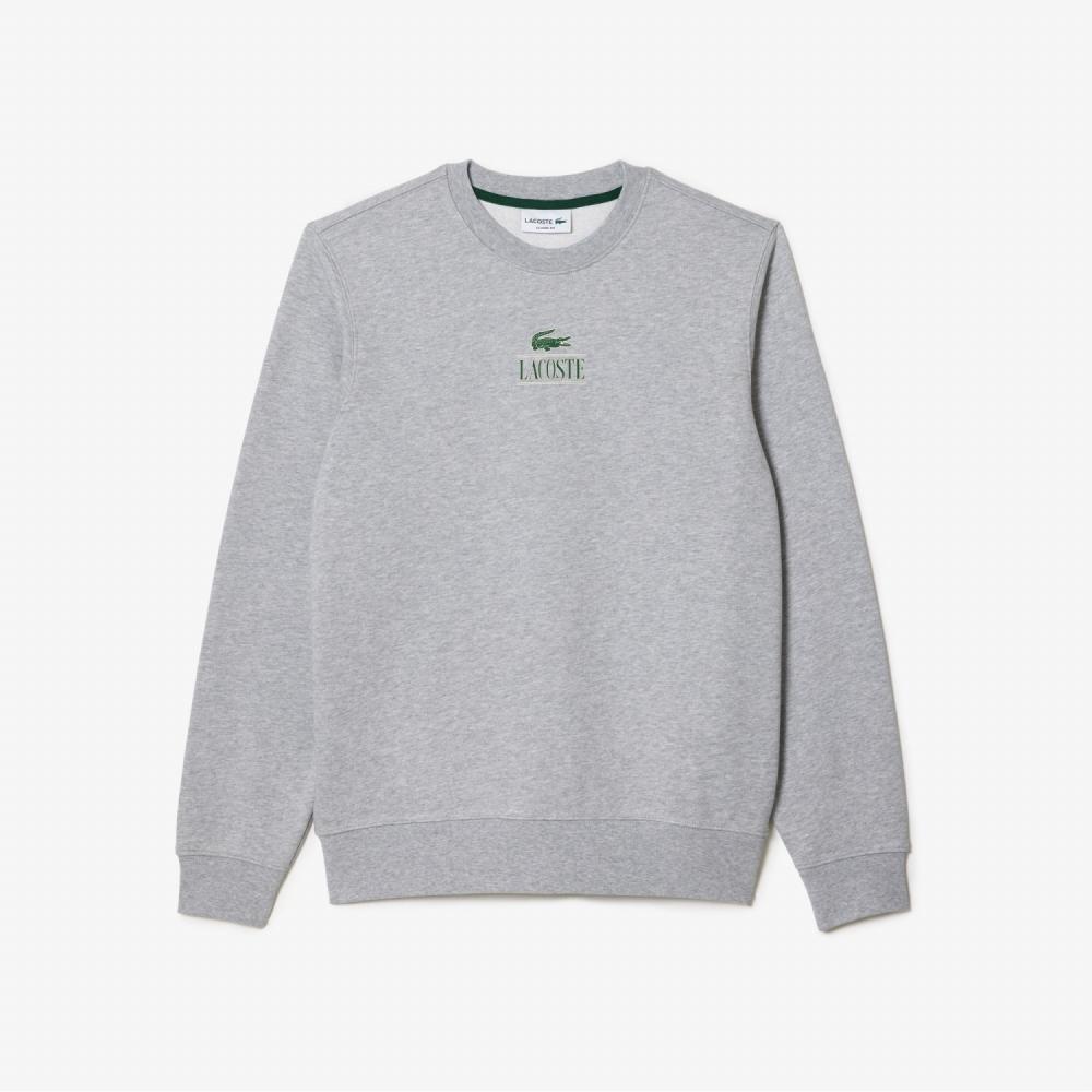 

LACOSTE Common New Logo Point Толстовка [Melan Grey]