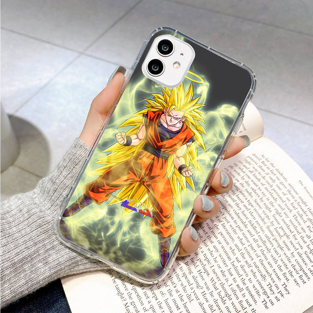Case for Samsung A04 A14 A23 A34 A54 M23 M33 M52 M53 Realme 10 9 C30S C35 C55 VIVO Y02S Y21 Y51 X80 Pro Transparent Cover WI55 Dragon Z Ball