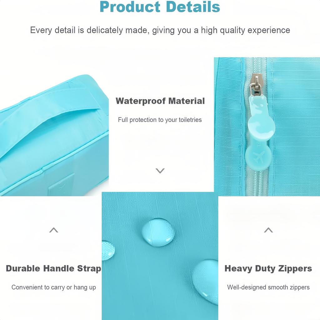 Travel Underwear Storage Bag - Categorized Organizing Bag with Wrinkle-Proof Dividers (Portable Panty Bag)-tan