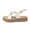 Platform Sandals Women's 2025 New Summer Outer Wear National Style Slippers with Skirts Muffin Heightening Cool Slippers Are Not Tired