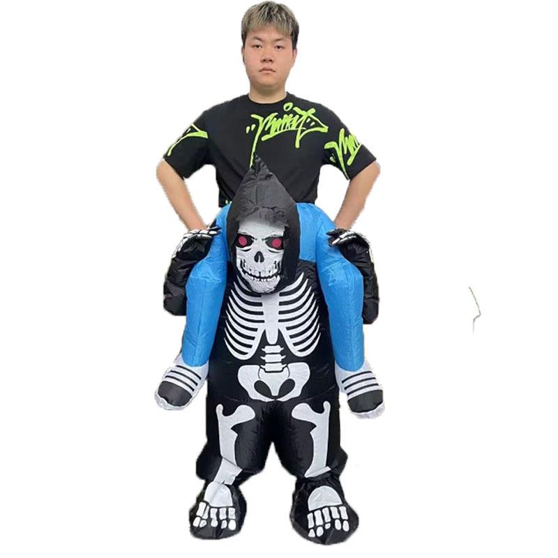 Inflatable Alien Carry-Me Costume for Halloween and Parties