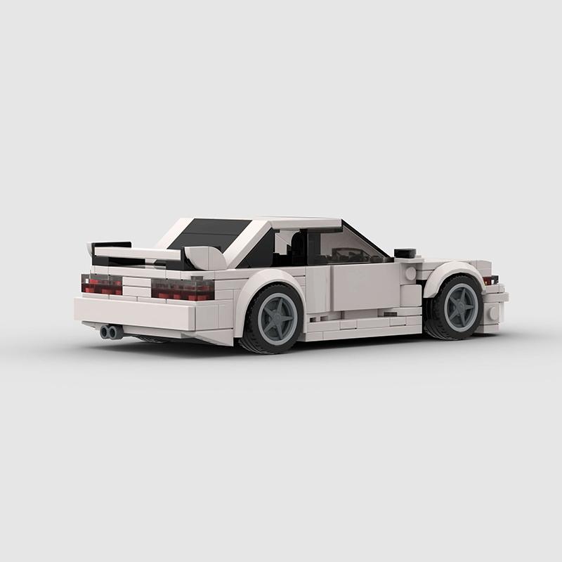 MOC Auto Classica Città Super Gara Veicolo Creativo S13 240sx Modello Blocchi di Costruzione Corse Regalo di Natale Giocattolo