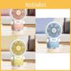 Cute Cartoon Mini Usb Rechargeable Portable Fan Plastic Material Factory Wholesale