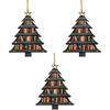 3PCS/SET Christmas Day Books Ornament Collection Vintage Lightweight Home Tree Decor Hanging Exquisite Book Lovers Gifts