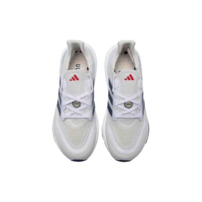 Adidas Ultraboost Light Crystal White Dark Blue Sneakers ID3285