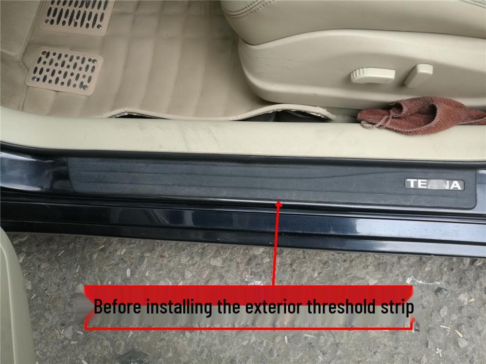 2008-12 Teana Sill Strips: New Gen Welcome Pedal Modification Parts