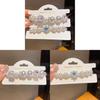 Pearl Bead Zircon Heart Bracelet With Elegant Design For Women Gift