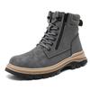 Pu Leather Waterproof Work Safety Shoes For Men Indestructible Boots Non-slip Industrial Construction Protective Shoes Male