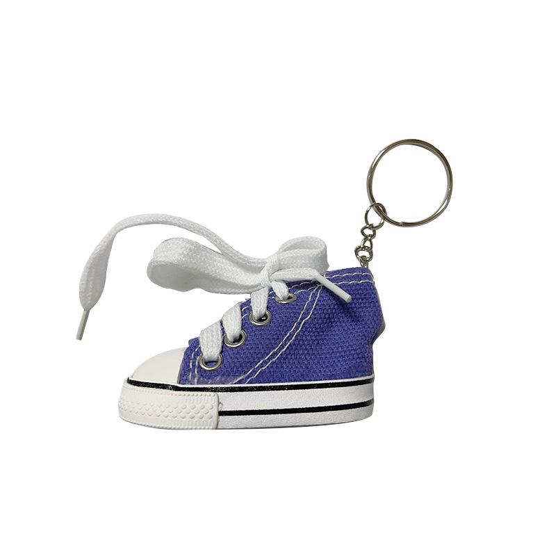Mini Portachiavi Sneaker in Tela: Ciondolo Zaino alla Moda e Regalo Elegante