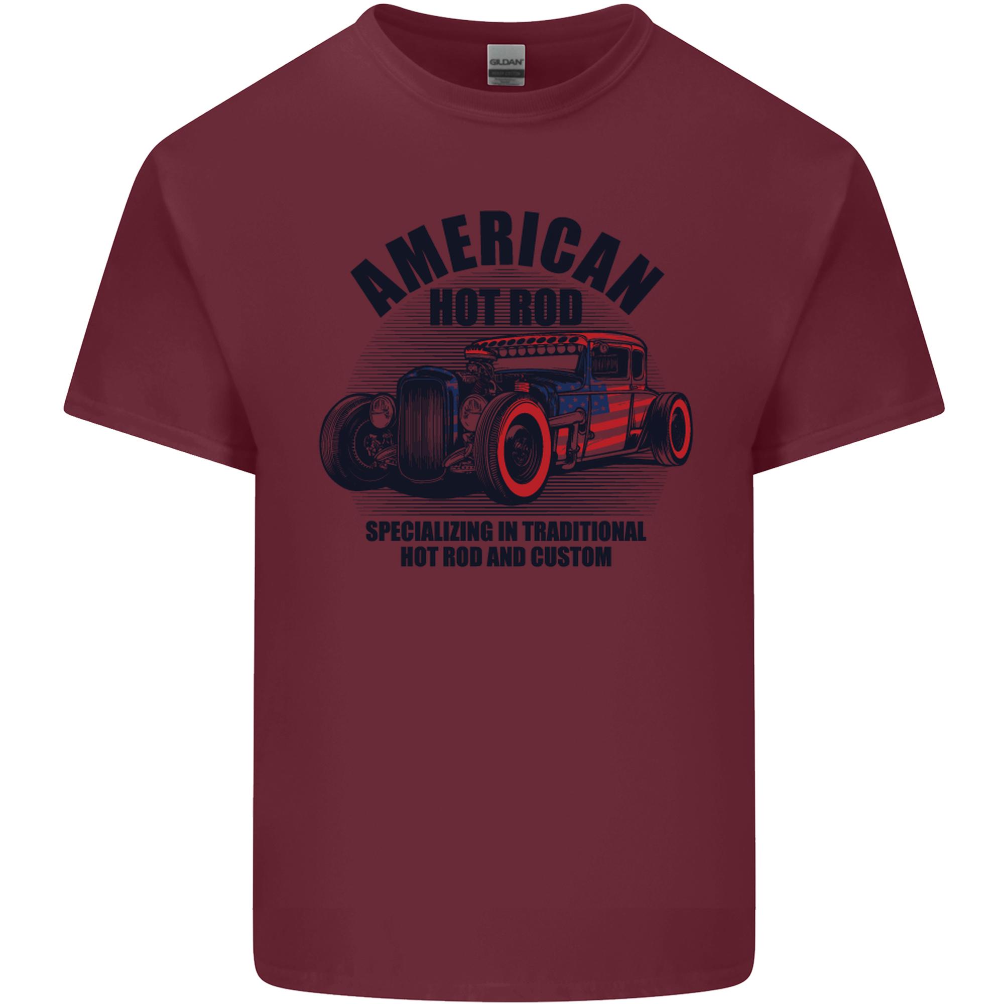 American Hot Rod Hotrod Enthusiast Car Unisexs Light Cotton TShirt S