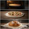 Pizzastein Hitzebeständig Cordierit Gleichmäßiges Backen für den Ofen