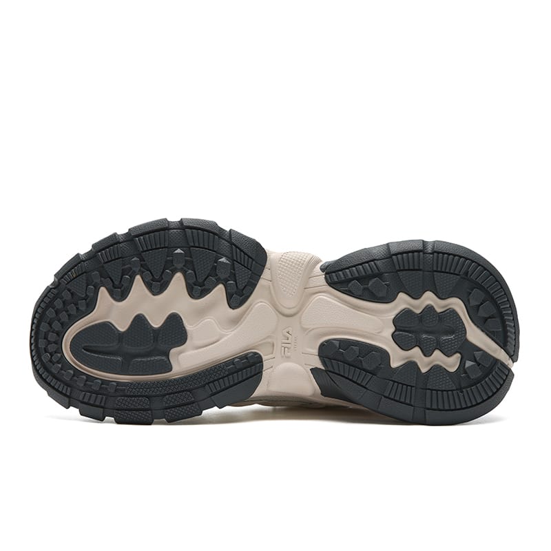 FILA TRUFFLE Cushioning Abrasion Resistant Lightweight Height Increasing Low top Chunky Sneakers Women's Pink Gray F12W611104FPW