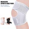 1/2 Stück atmungsaktive Kniebandage aus Netzstoff mit seitlicher Stabilität zur Linderung von Knie- und Meniskusschmerzen und zur Unterstützung bei Meniskusrissen