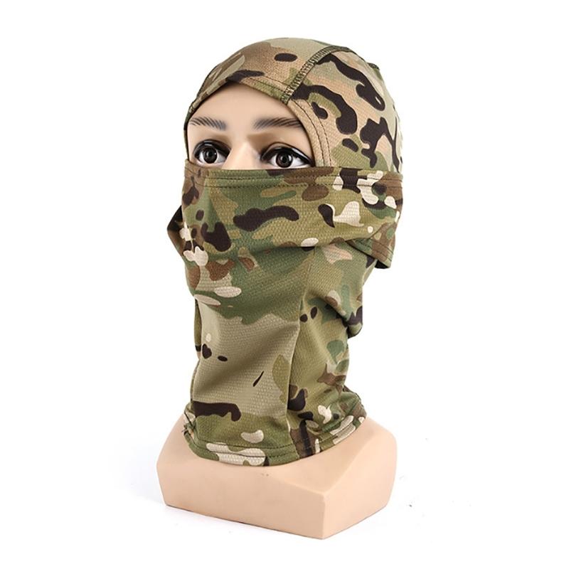 Camouflages Balaclavas Face Masks Tactically Hood Ski Masks Fulls Head Wrap