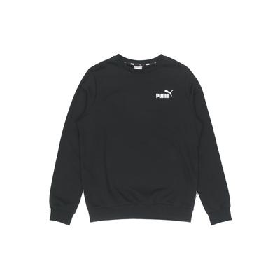 Lässiges Sportstrick-Sweatshirt mit Rundhalsausschnitt für Herren, Oberteile Schwarz 589034-01