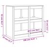 Outdoor Kitchen Cabinet MEPPEL 106 X 55 X 92 Cm Solid Pine Wood