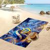 Asciugamano da Spiaggia con Stampa Leeds United Football, Asciugamano Grande Morbido ad Asciugatura Rapida per Spiaggia Campeggio Nuoto