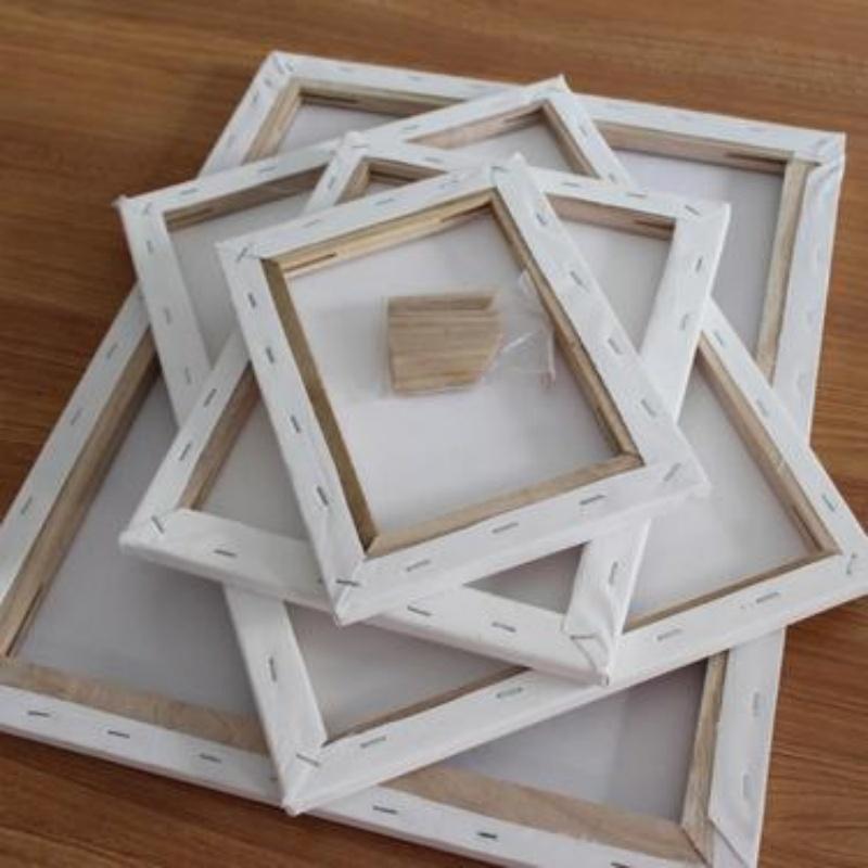 4pcs/set Canvas Boards for Painting 100% Cotton Acid Free Blank Canvas Panels for Oil Paint